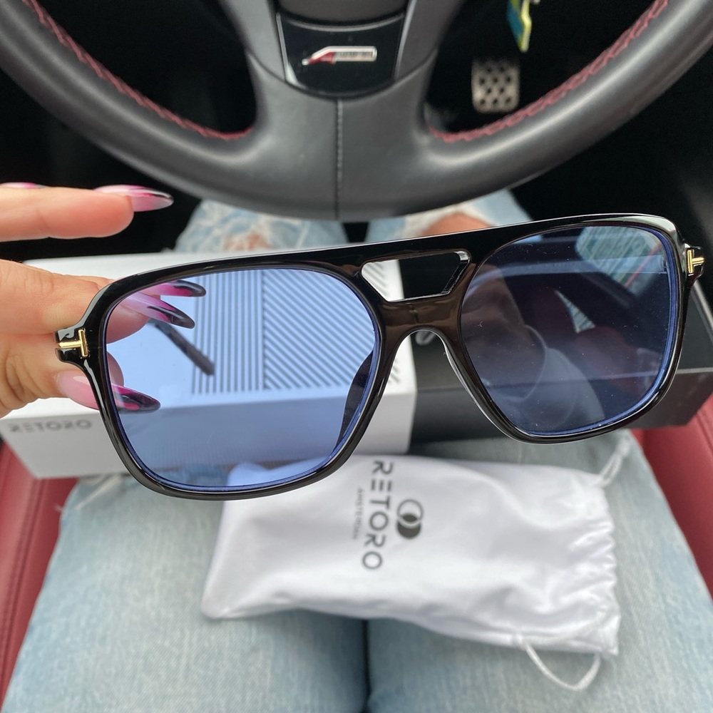 NWT! Blue/Black Sunglasses